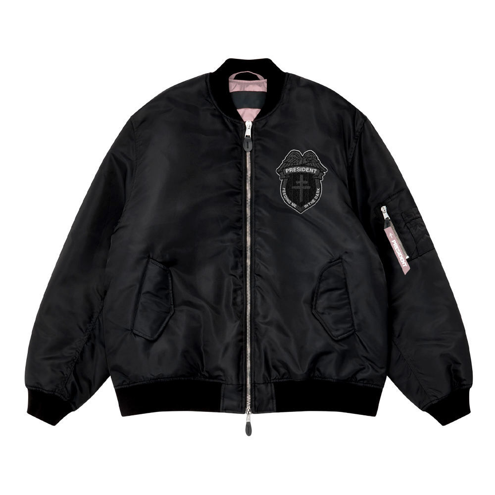 President Patch Bomber Jacket