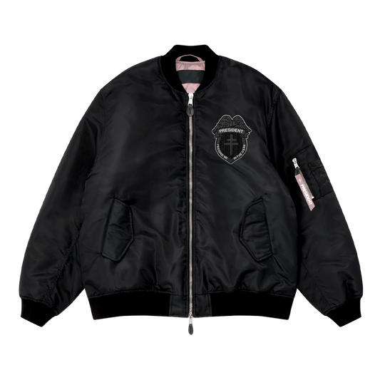 President Patch Bomber Jacket