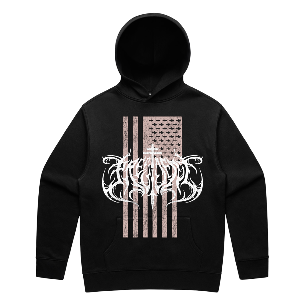 President Metal Flag Pocket Print Hoodie