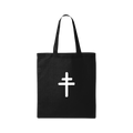 White Cross Logo Tote