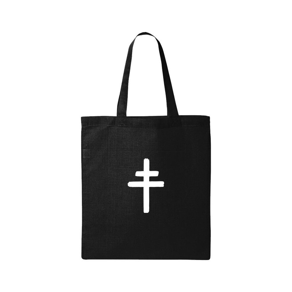 White Cross Logo Tote