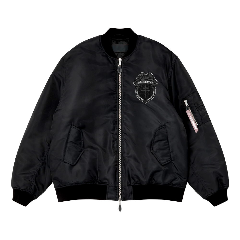 President Patch Bomber Jacket
