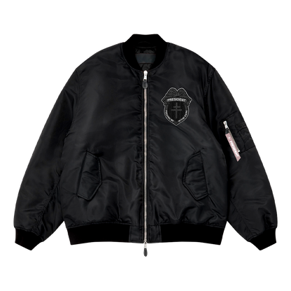 President Patch Bomber Jacket